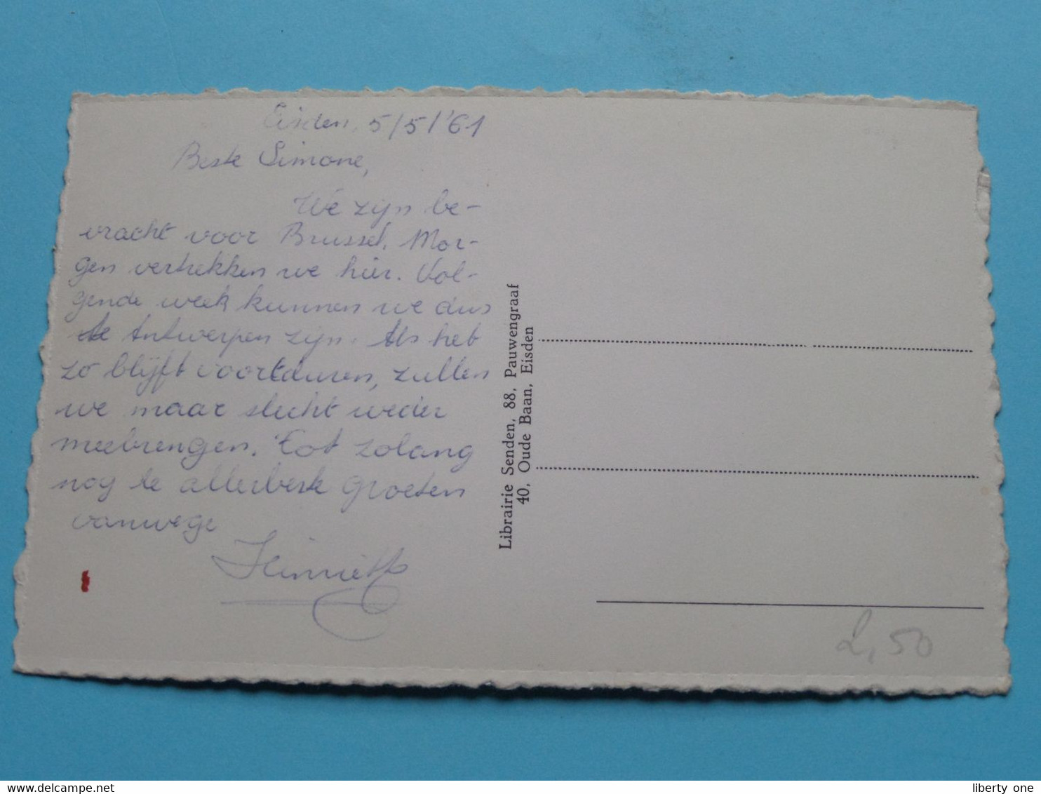 EISDEN Schilderachtig Hoekje / Un Coin Pittoresque ( Ed. Lib. Senden ) Anno 1961 ( Voir / Zie Photo ) ! - Maasmechelen