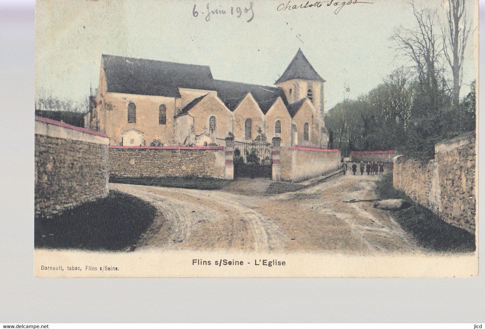 78- Flins Sur Seine L Eglise - Flins Sur Seine