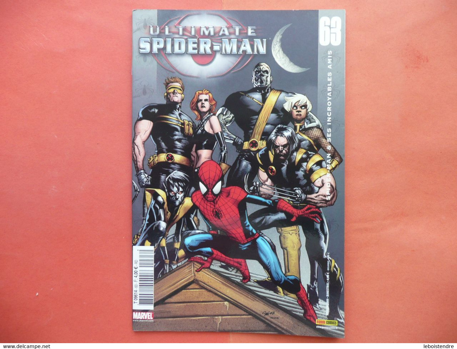 ULTIMATE SPIDER-MAN N 63 FEVRIER 2009 SPIDERMAN ET SES INCROYABLES AMIS BRIAN MICHAELBENDIS IMMONEN MARVEL PANINI COMICS - Spiderman