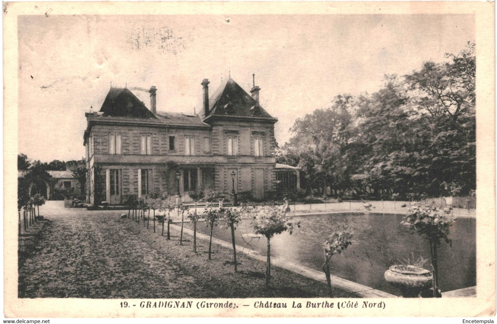 CPA Carte Postale  France  -Gradignan Château  La Burthe  1937  VM45555ok - Gradignan