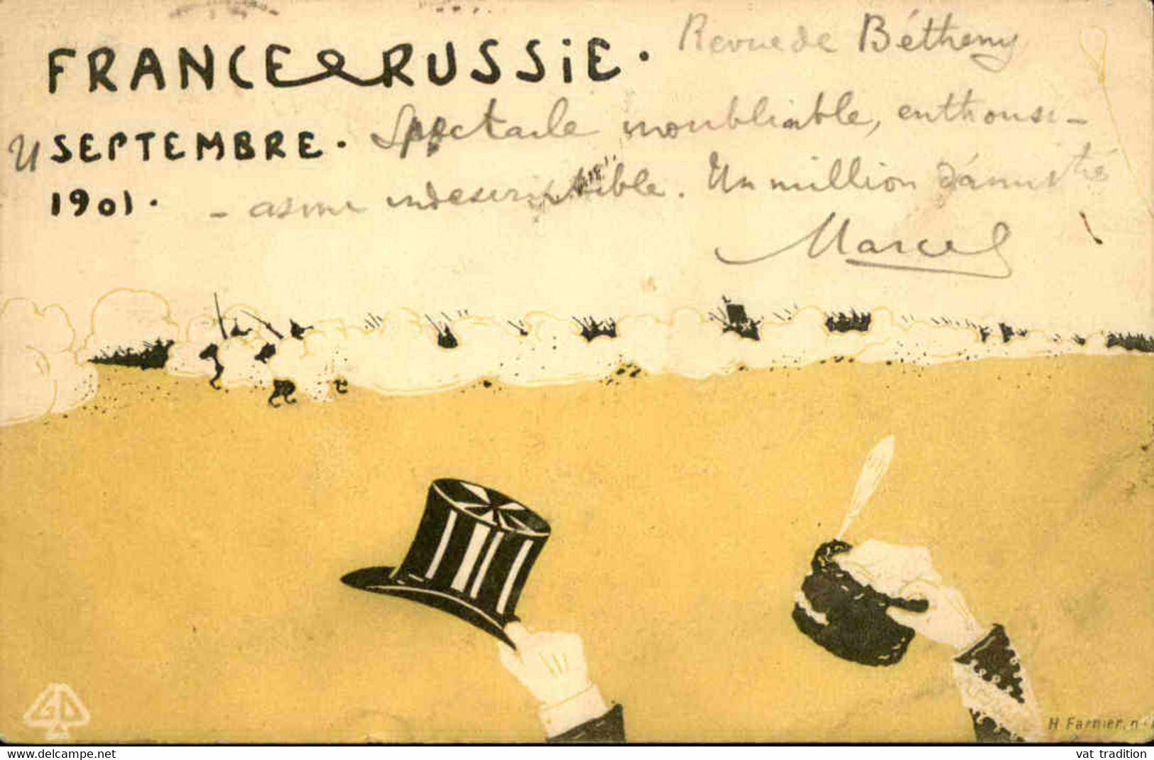 ÉVÉNEMENTS - Carte Postale De La Visite Du Tsar De Russie En France En 1901 - L 117159 - Receptions