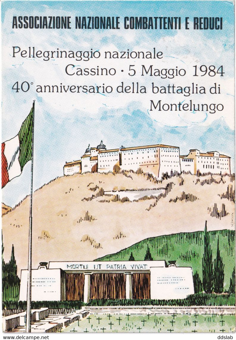 Mignano Monte Lungo (Caserta) - Cassino (Frosinone) - Annullo Filatelico 40° Battaglia Montelungo - Caserta