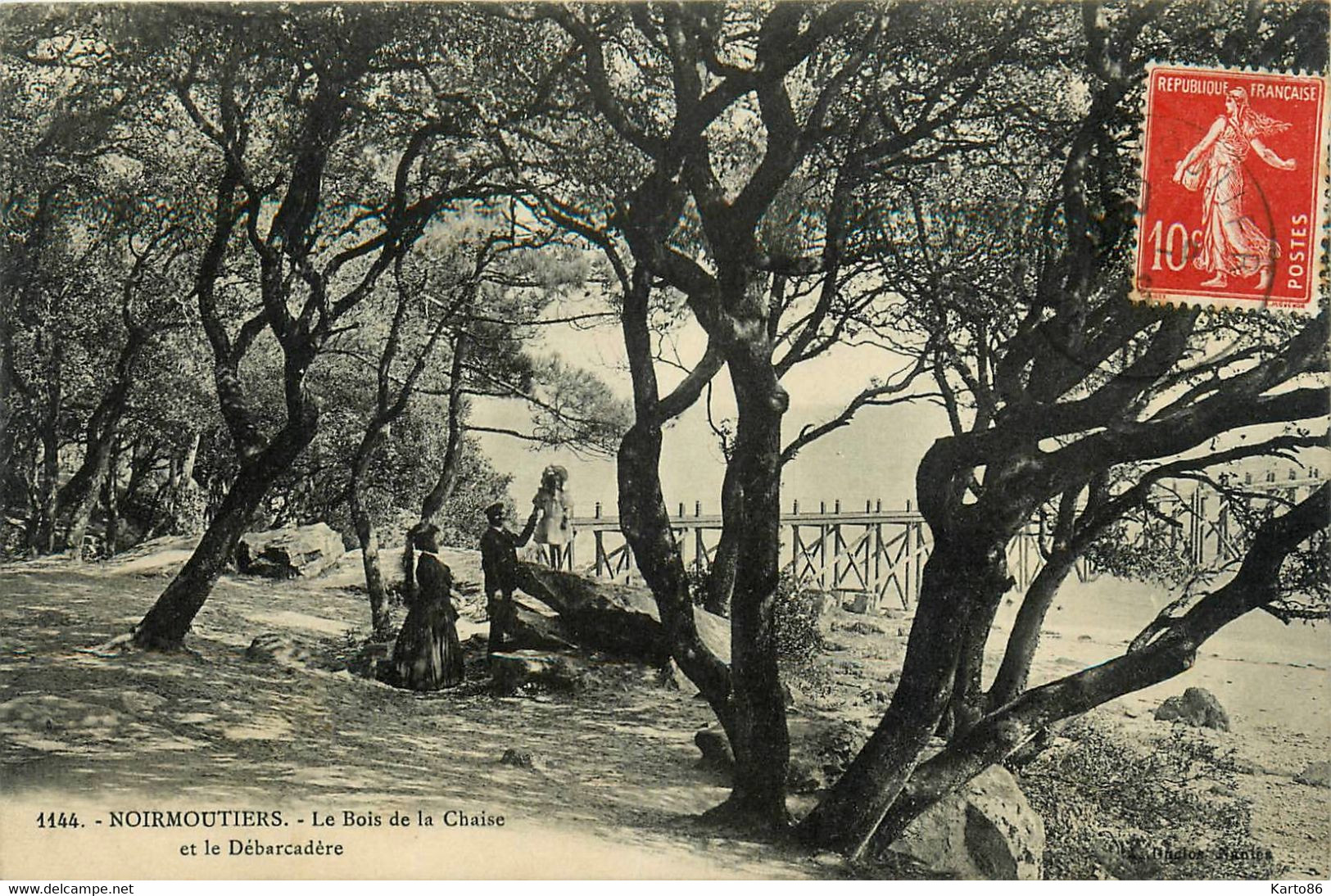 Noirmoutier * Le Bois De La Chaise Et Le Débarcadère - Noirmoutier