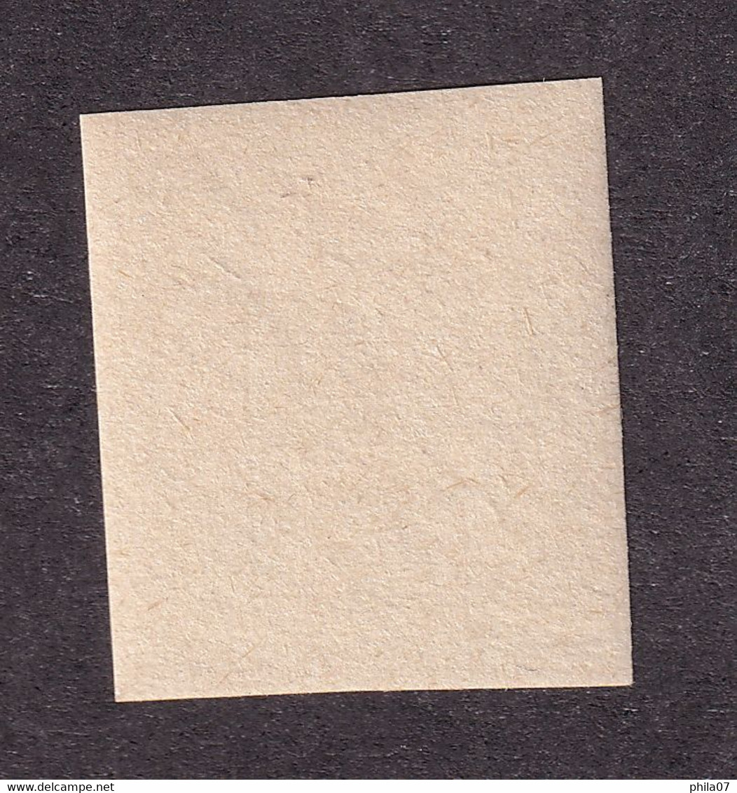 SHS Croatia - PS No. 42. Imperforate Trial Print Stamp Of 20 Fill On Paper For Multiplication On Grey Color. Described I - Neufs