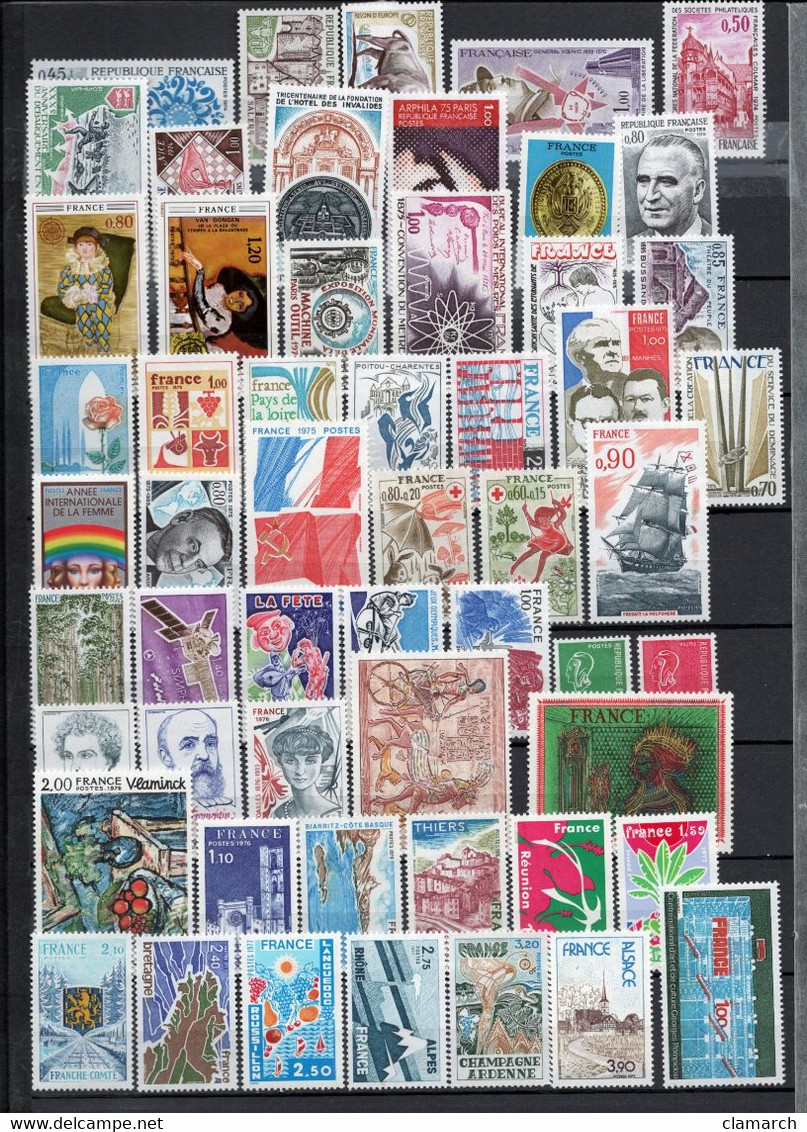 FRANCE NEUF 165 Timbres Poste N° 1650 à 2061-Cote Yvert 129.30 - Collections