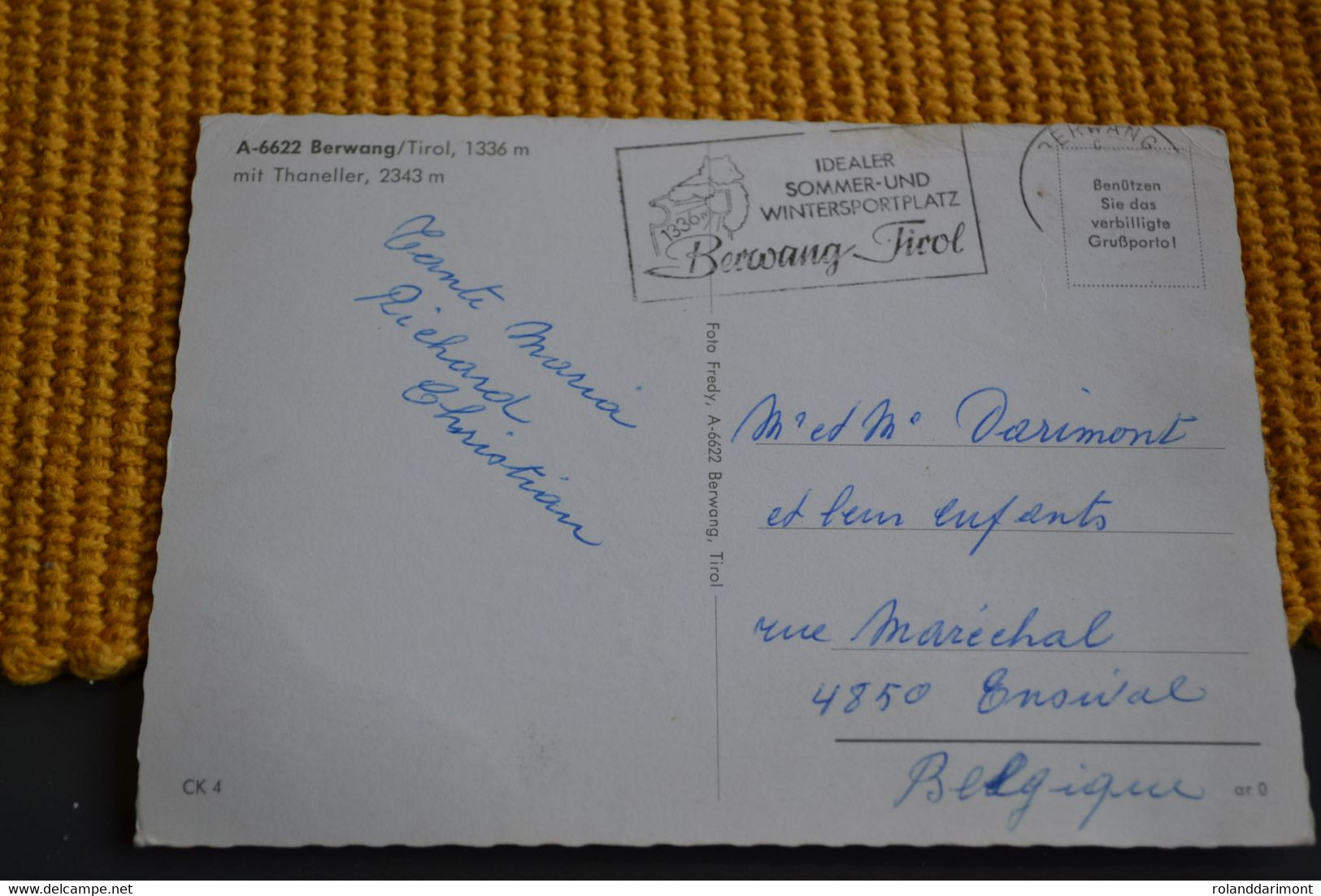 Cartes Postales D Autriche - Berwang