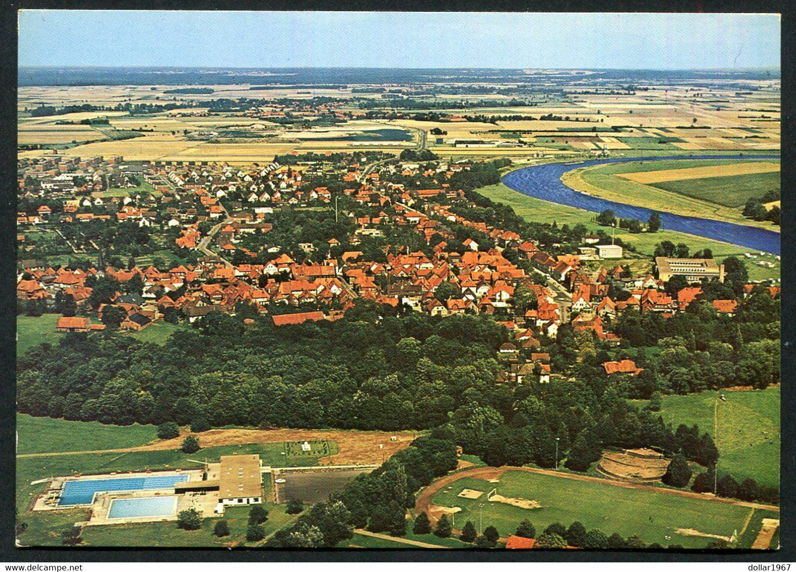 Stozenau  ( Nienburg/Weser ) Luftbild  -  # NOT Used  , ,2 Scans For Condition. (Originalscan !! ) - Nienburg