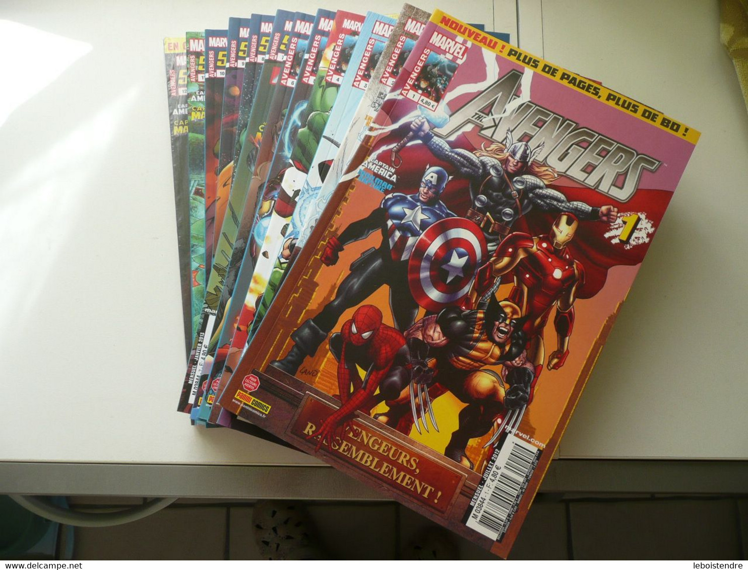 AVENGERS N 1 2 3 4 5 6 7 8 9 10 11 12 PERIODE COMPLETE JUILLET 2012 A JUIN 2013 + CATALOGUE PREVIEW MARVEL PANINI COMICS - Wholesale, Bulk Lots