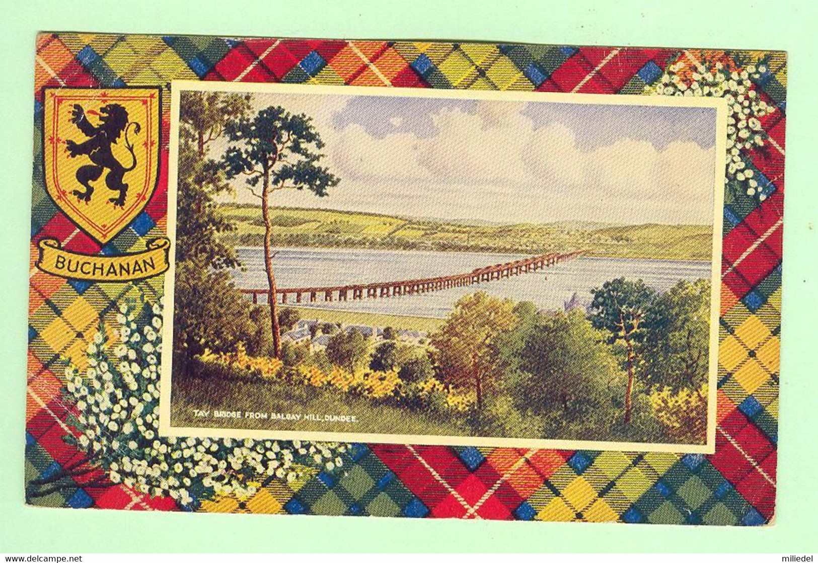 L923 - ECOSSE - Dundee - Balgay Hill - Tay Bridge - Blason Buchanan - Angus