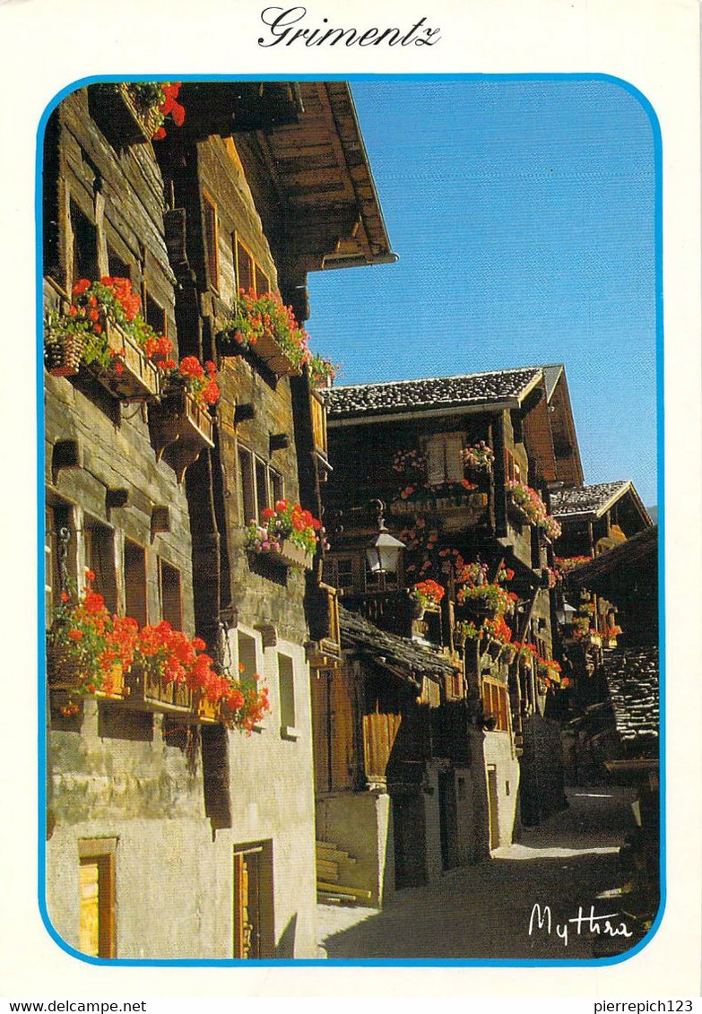 Grimentz - Vue Dans Le Village - Grimentz