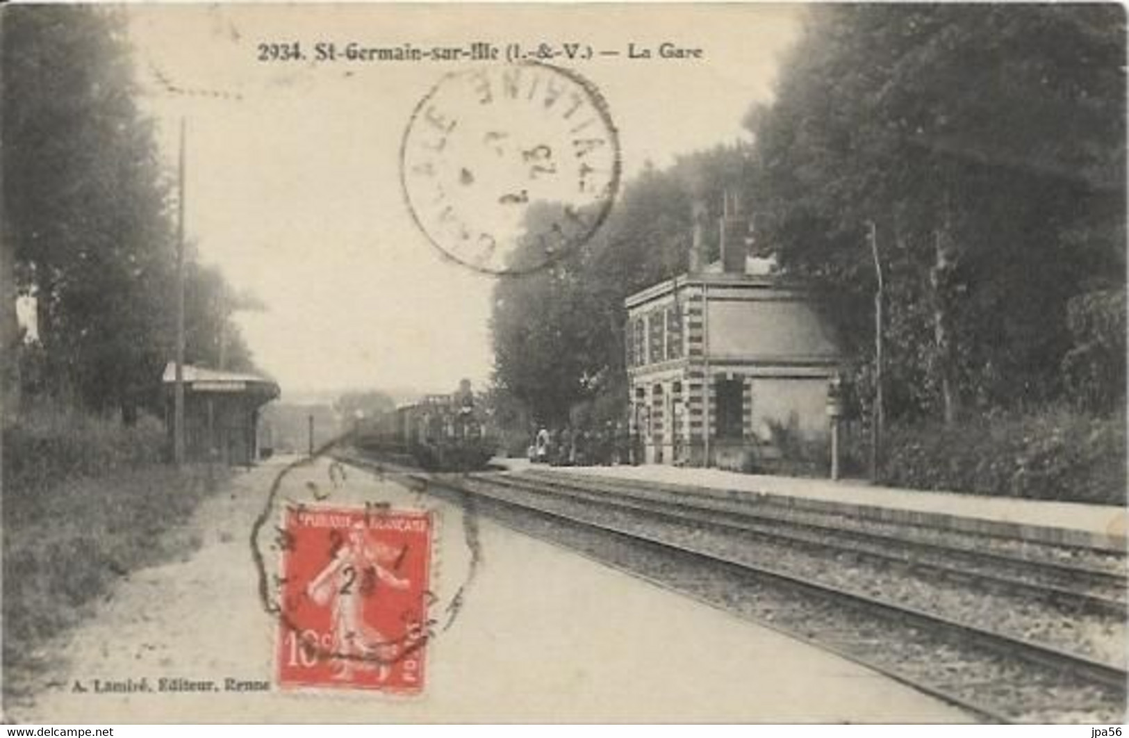 SAINT GERMAIN SUR ILLE La Gare - Saint-Germain-sur-Ille