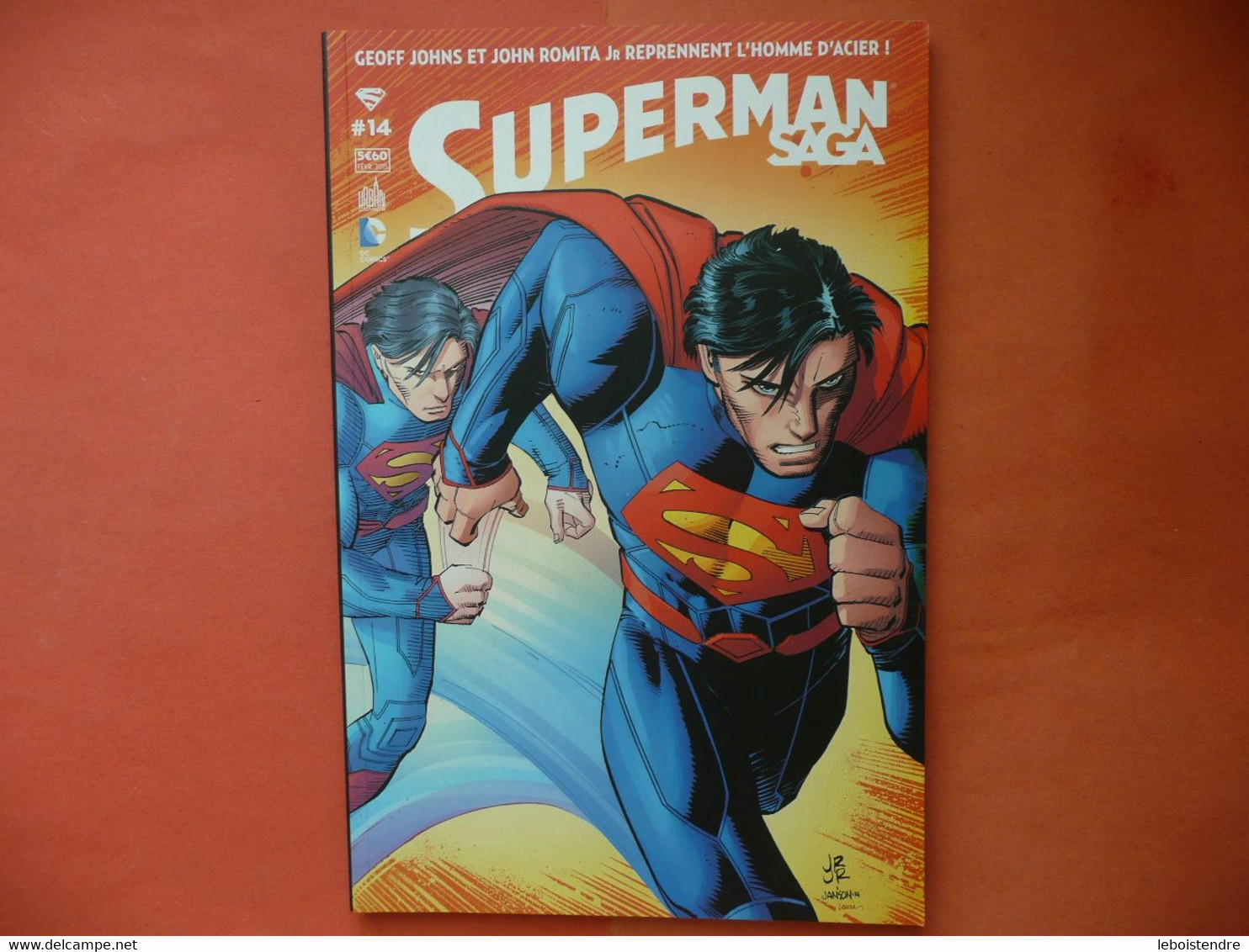 SUPERMAN SAGA N 14 FEVRIER 2015 GEOFF JOHNS JOHN ROMITA URBAN COMICS DC COMICS TBE - Superman