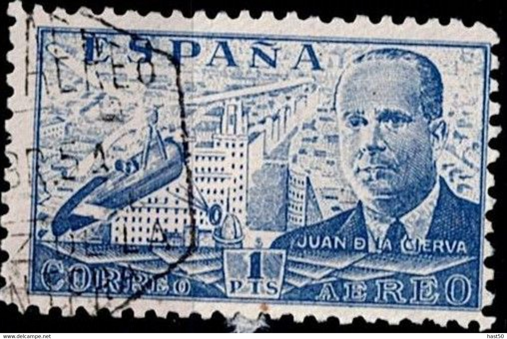 Spanien Spain Espagne - 3. Todestag Von Juan De La Cierva  (EDIFIL 944) 1941 - Gest Used Obl - Gebruikt