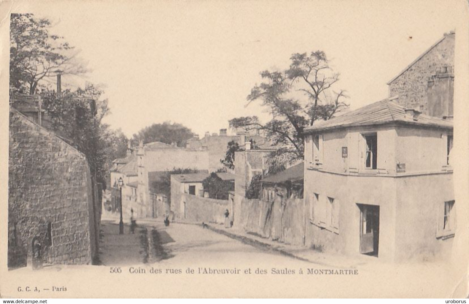 FRANCE - Paris - Coin Des Rues De L'Abreuvoir Et Des Saules A Montmartre - Arrondissement: 18