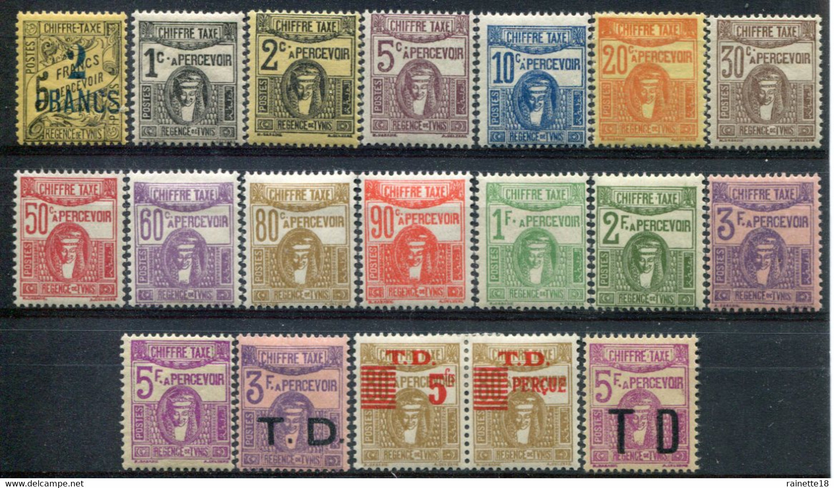 Tunisie         Taxes  36/53 * - Postage Due