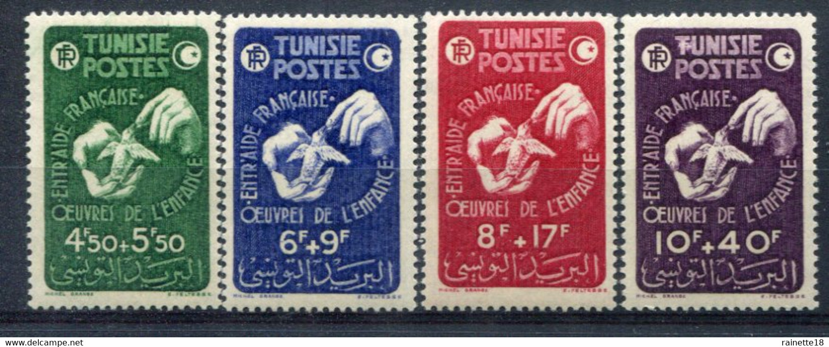 Tunisie        320/323 ** - Nuovi