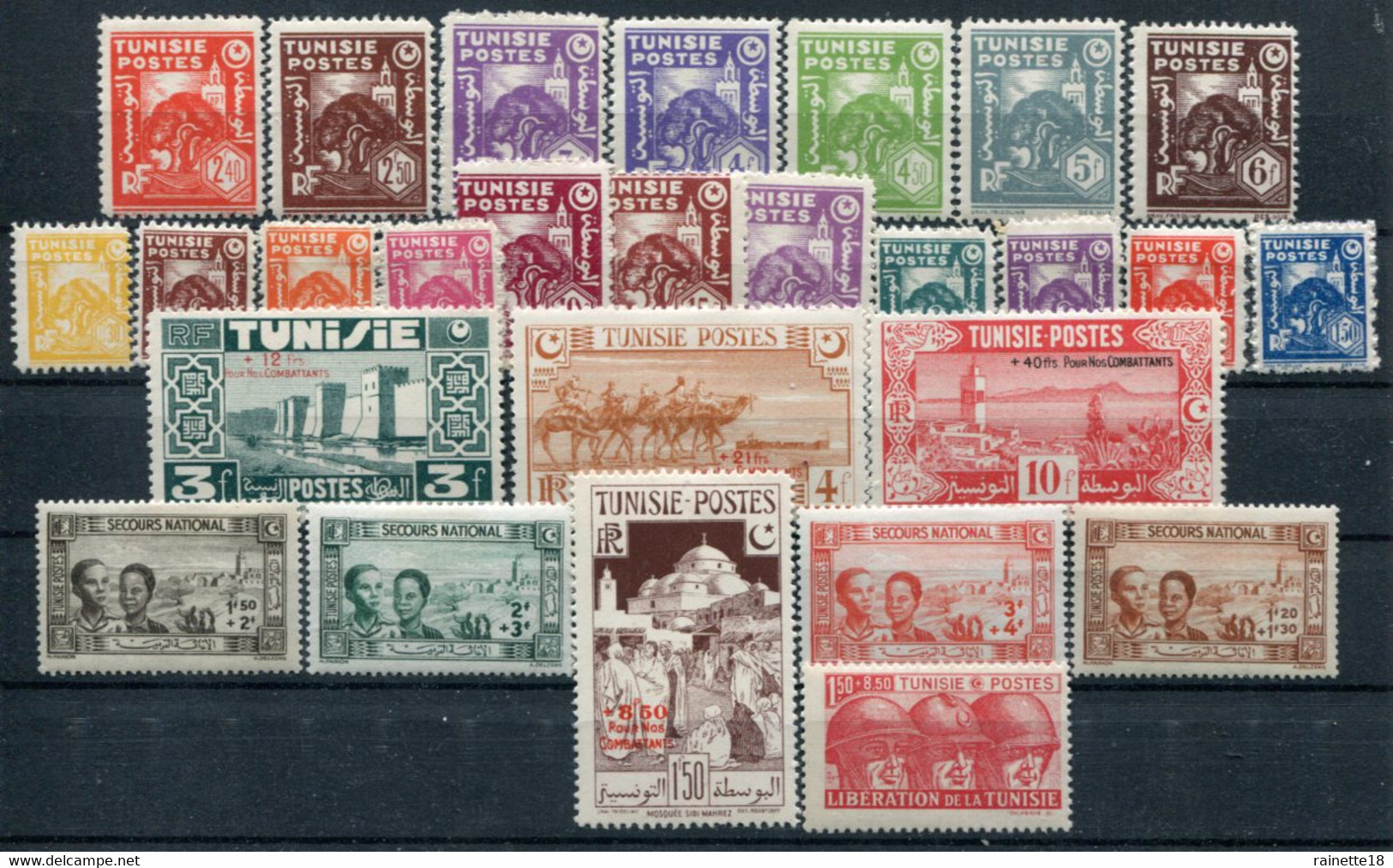 Tunisie        245/267 * - 269/272 * - Unused Stamps