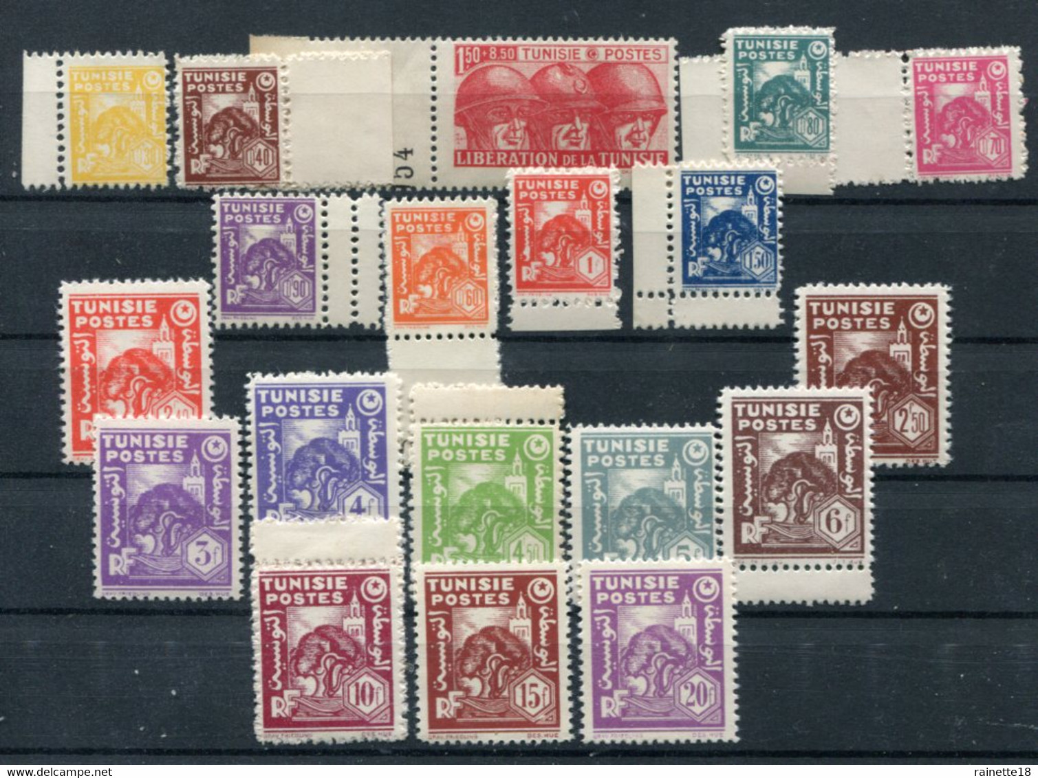 Tunisie            249/267 ** - Unused Stamps