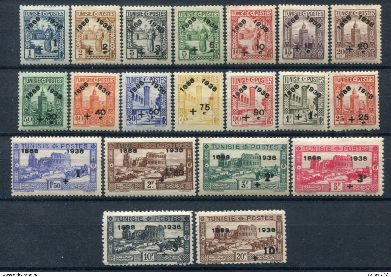 Tunisie            185/204 * - Unused Stamps