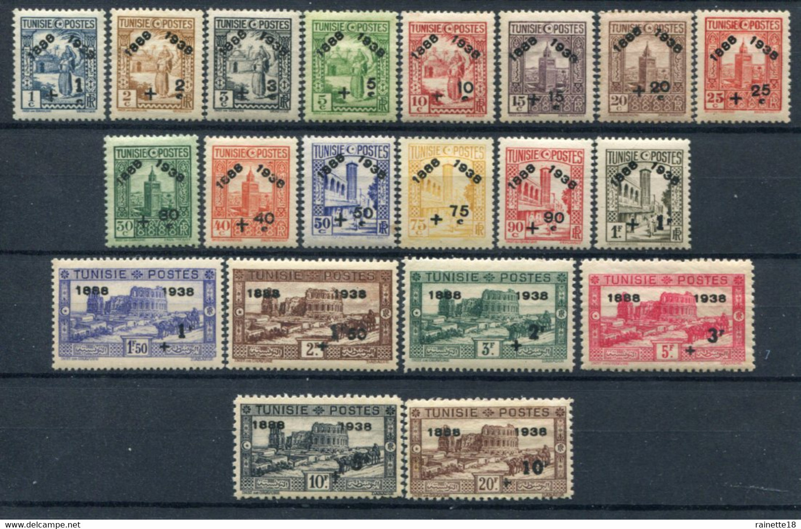 Tunisie           185/204 ** - Unused Stamps