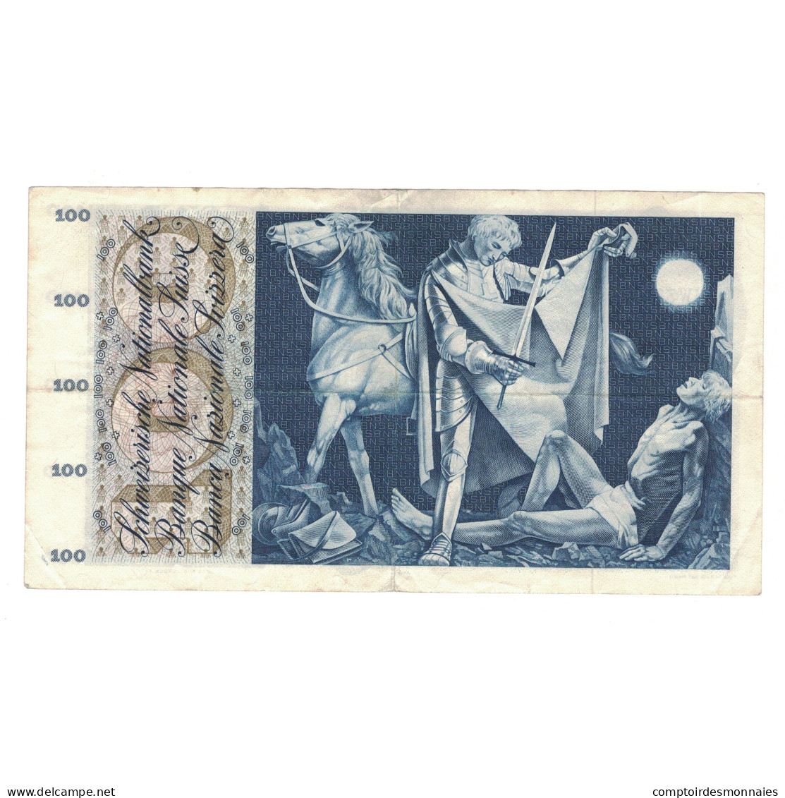 Billet, Suisse, 100 Franken, 1954-1961, TTB - Suisse