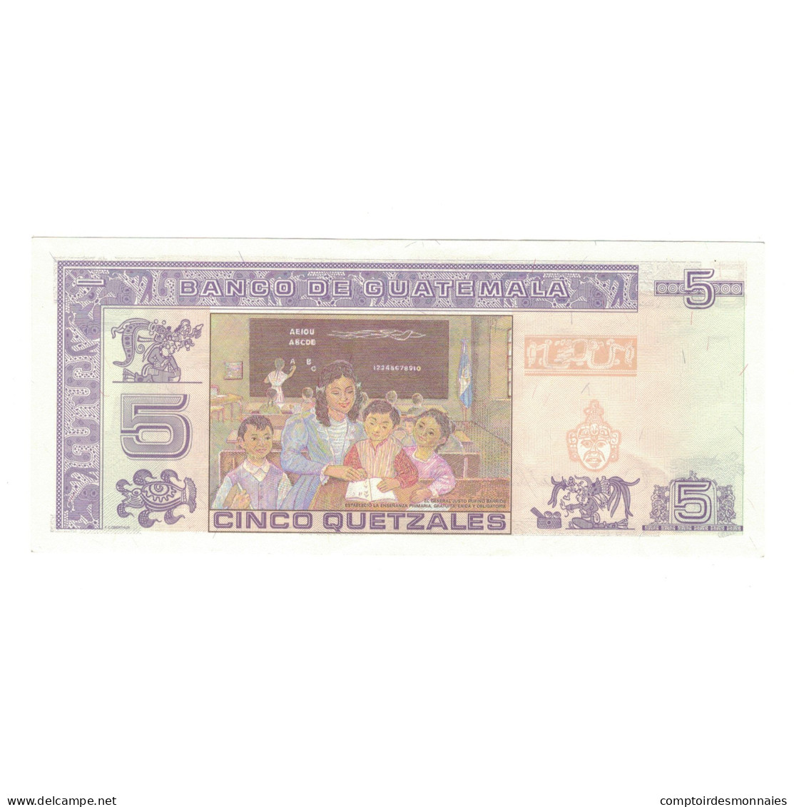 Billet, Guatemala, 5 Quetzales, 2006, 2006-11-22, KM:106b, SPL - Guatemala