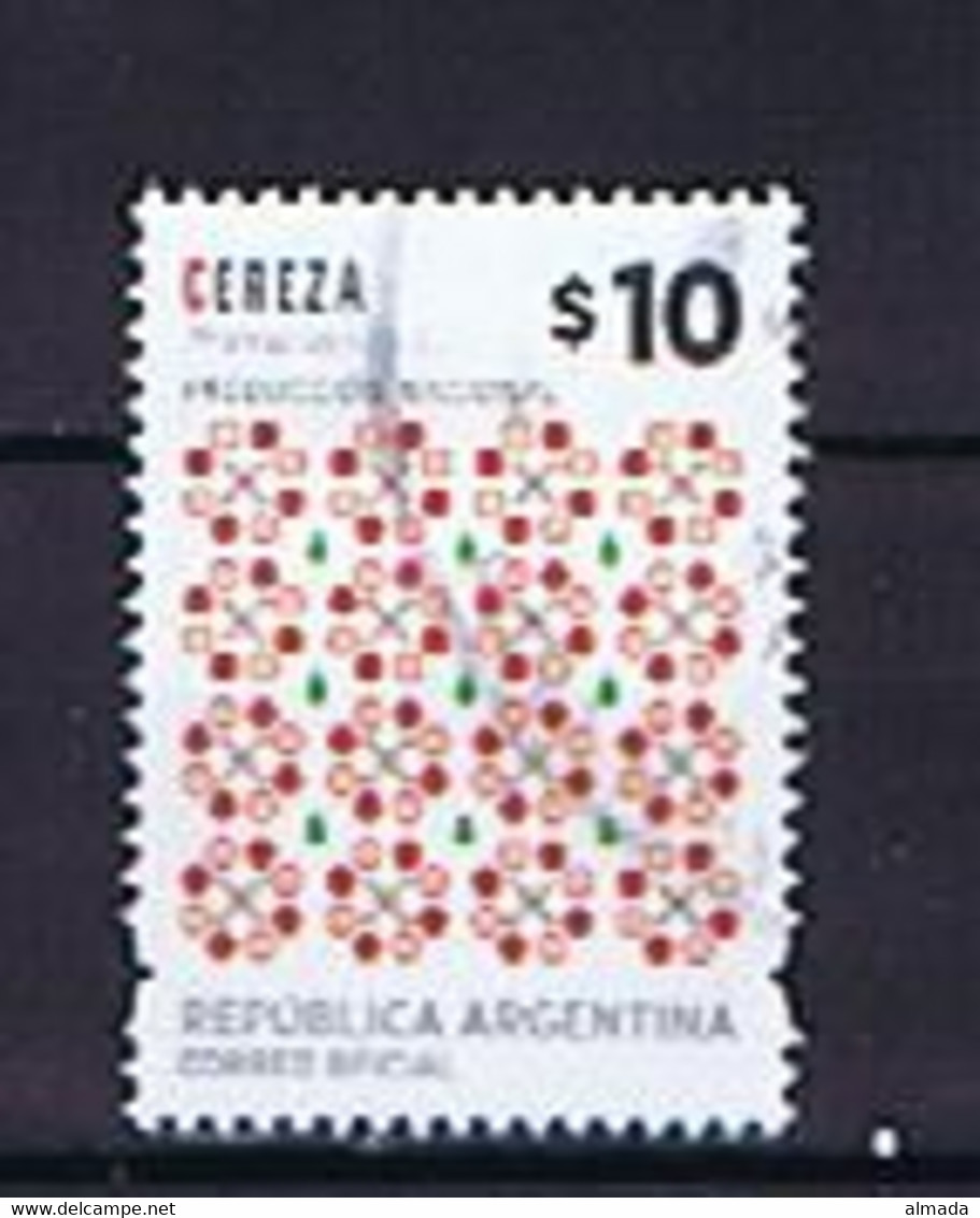 Argentina, Argentinien: 10$ Cereza Used, Gestempelt (1) - Used Stamps