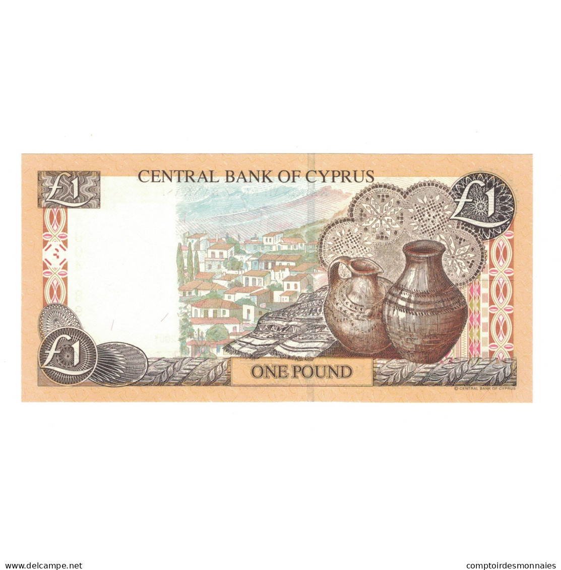 Billet, Chypre, 1 Pound, 2001, 2001-02-01, KM:60c, NEUF - Cipro