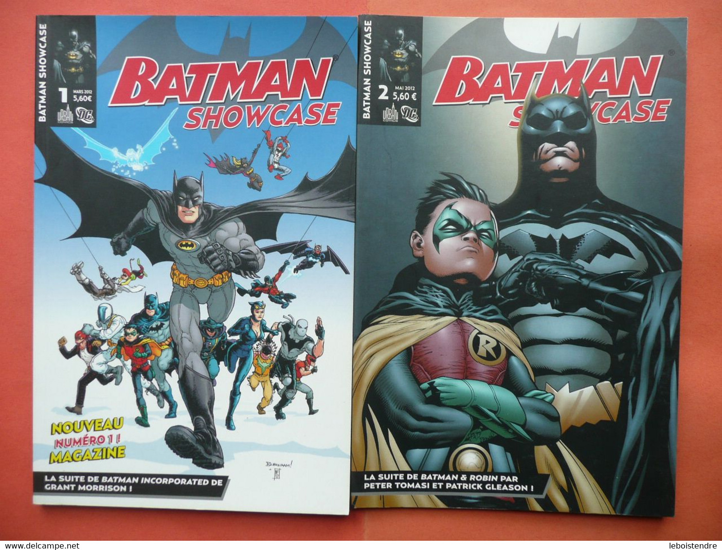 BATMAN SHOWCASE N 1 + N 2 MARS MAI 2012 SERIE COMPLETE URBAN COMICS DC COMICS MORRISON PAQUETTE BURNHAM TOMASI HINE - Batman