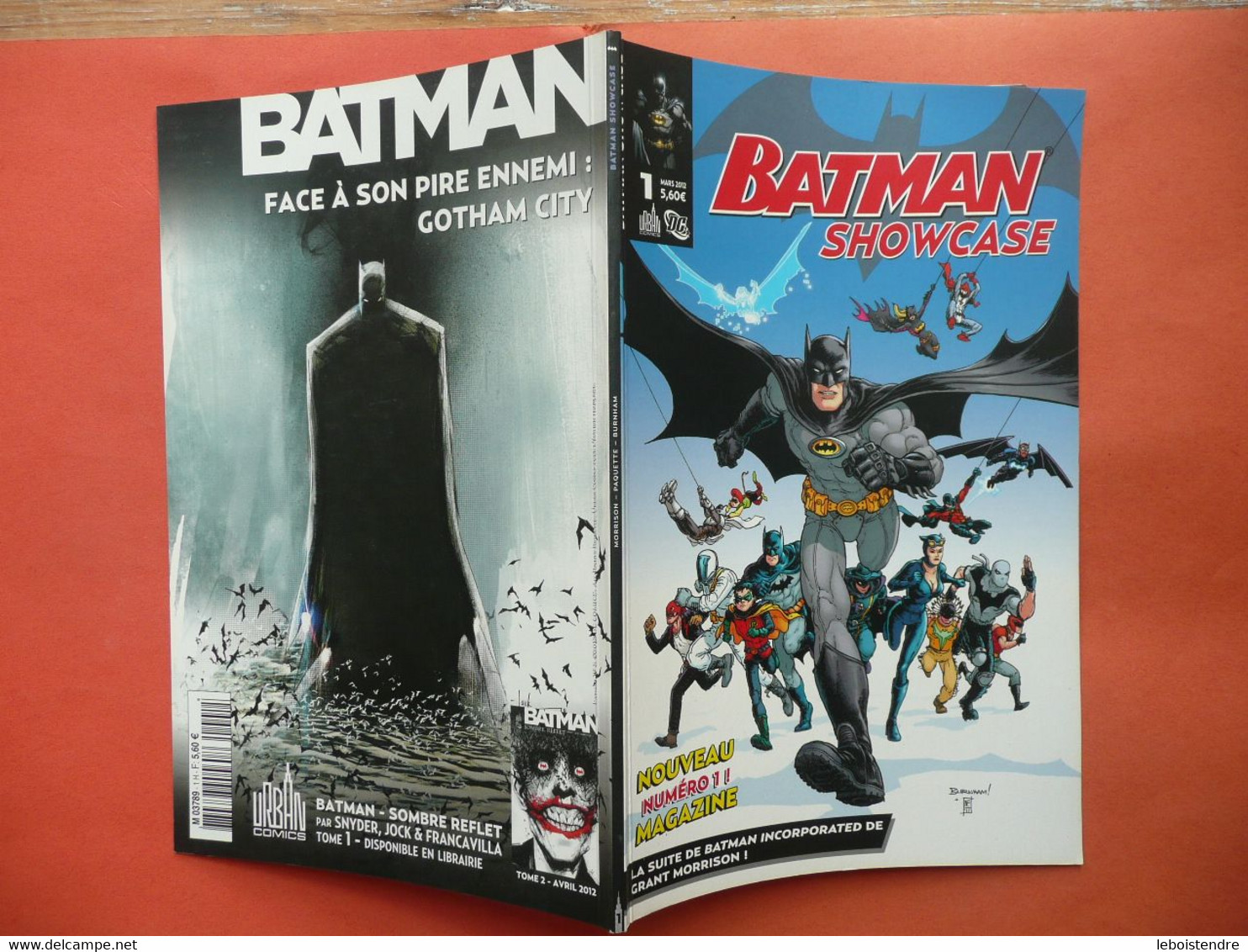 BATMAN SHOWCASE N 1 + N 2 MARS MAI 2012 SERIE COMPLETE URBAN COMICS DC COMICS MORRISON PAQUETTE BURNHAM TOMASI HINE - Batman