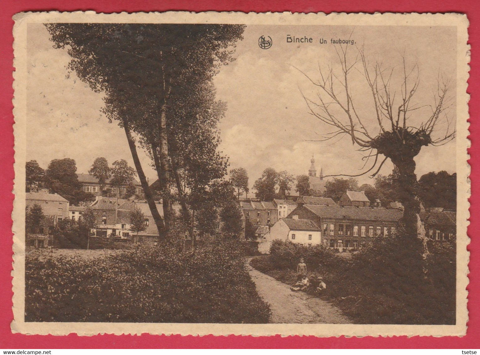 Binche - Un Faubourg - 1921 - Edition : Oeuvres Ouvrières ( Voir Verso ) - Binche