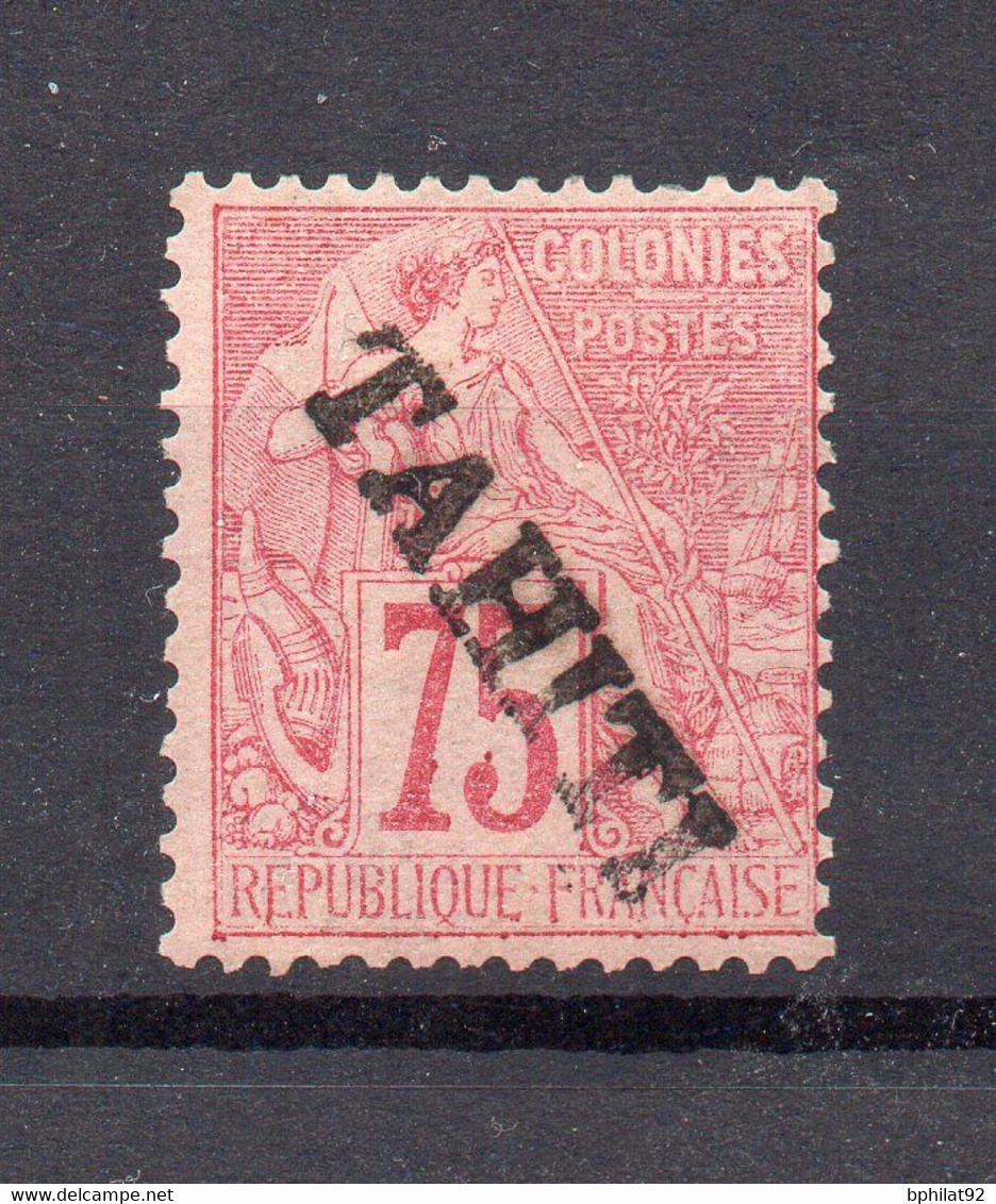 !!! TAHITI, N°17a NEUF* SIGNE CALVES - Unused Stamps