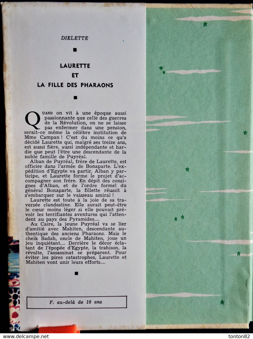 Diélette - LAURETTE Et La Fille Des Pharaons - Idéal-Bibliothèque N° 122 - ( 1963 ) . - Ideal Bibliotheque