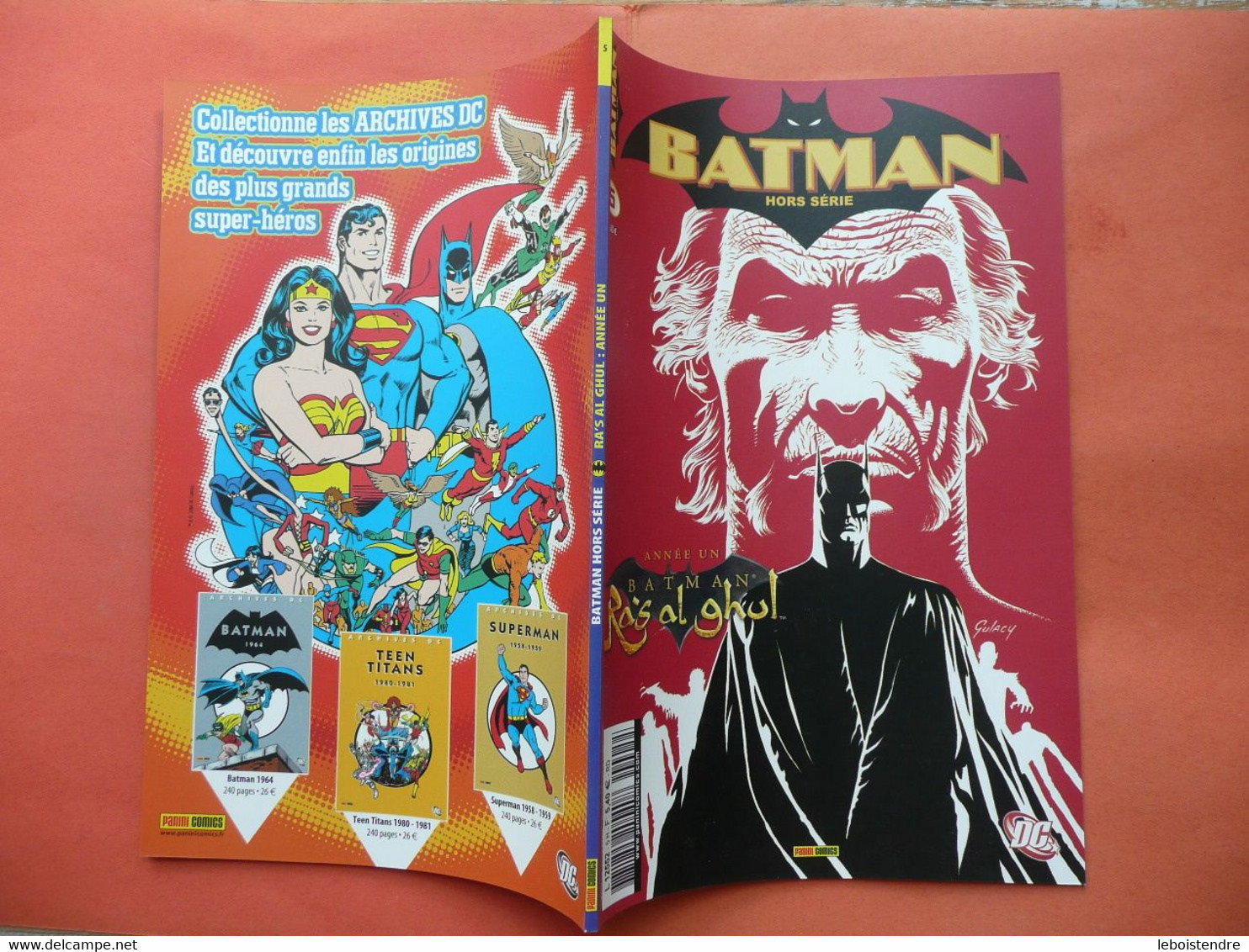 BATMAN HORS SERIE N 5 JUIN 2006 RA'S AL GHUL : ANNEE UN 1-2 JUIN 2006 DC COMICS PANINI TBE - Batman