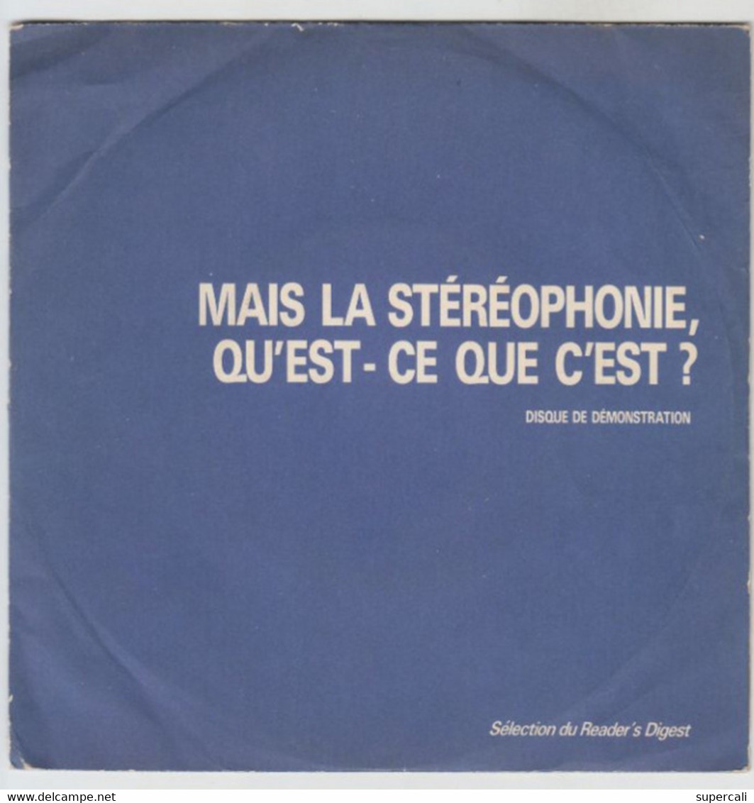 RT34.106  DISQUE HORS COMMERCE 45 TOURS  SELECTION READERS DIGEST.MAIS LA STEREOPHONIE QU'EST-CE QUE C'EST ? - 45 T - Maxi-Single