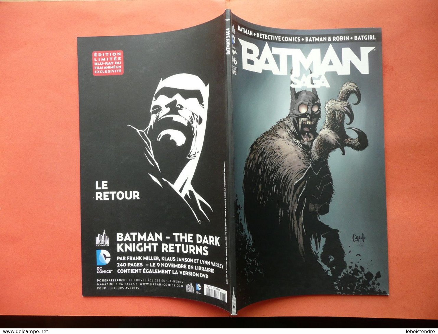 BATMAN SAGA N 6 NOVEMBRE 2012 BATGIRL DETECTIVE COMICS 4 ROBIN CATWOMAN URBAN COMICS DC COMICS TBE - Batman