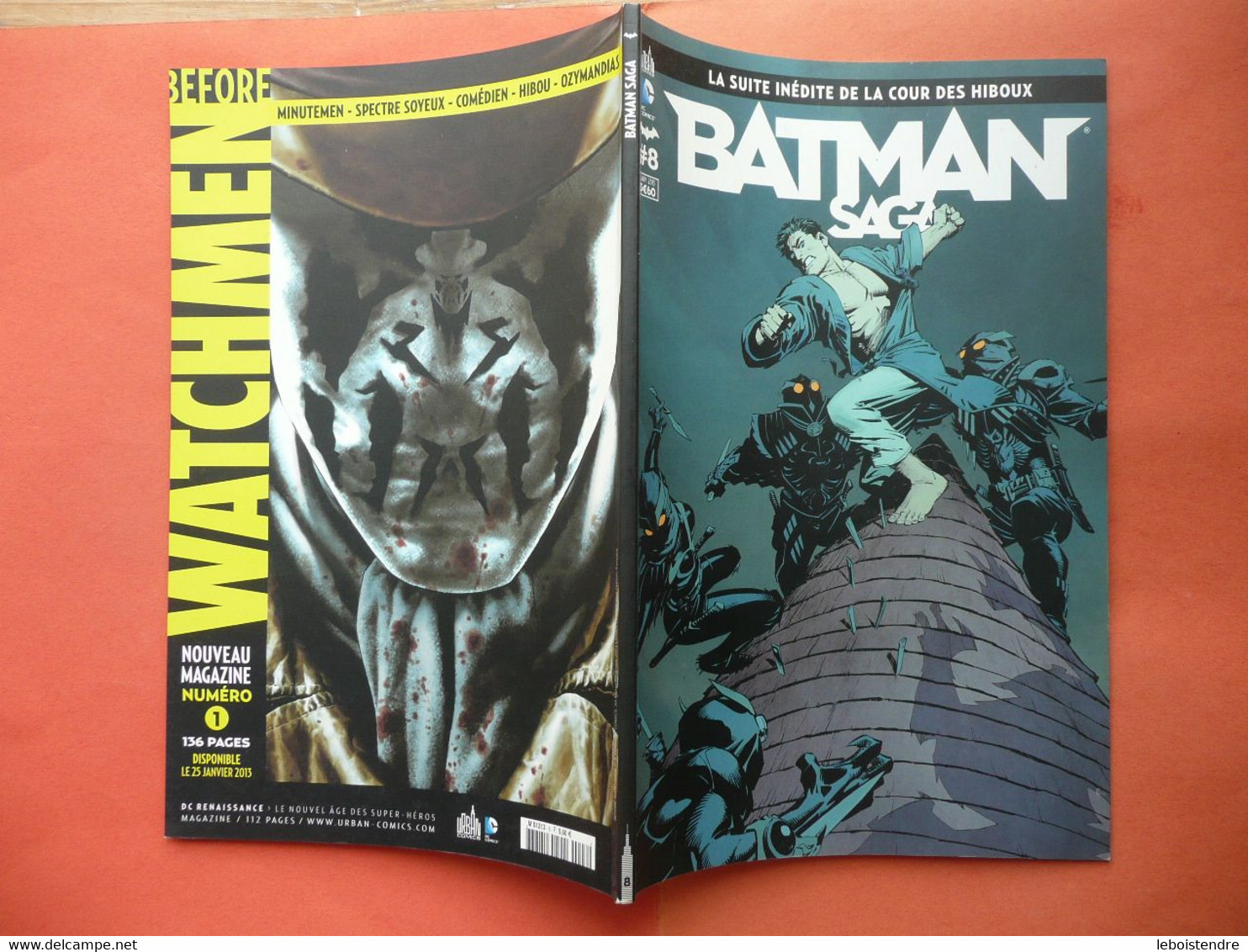 BATMAN SAGA N 8 JANVIER 2013 BATGIRL 8 DETECTIVE COMICS 8 BATMAN & ROBIN 8 URBAN COMICS DC COMICS TBE - Batman