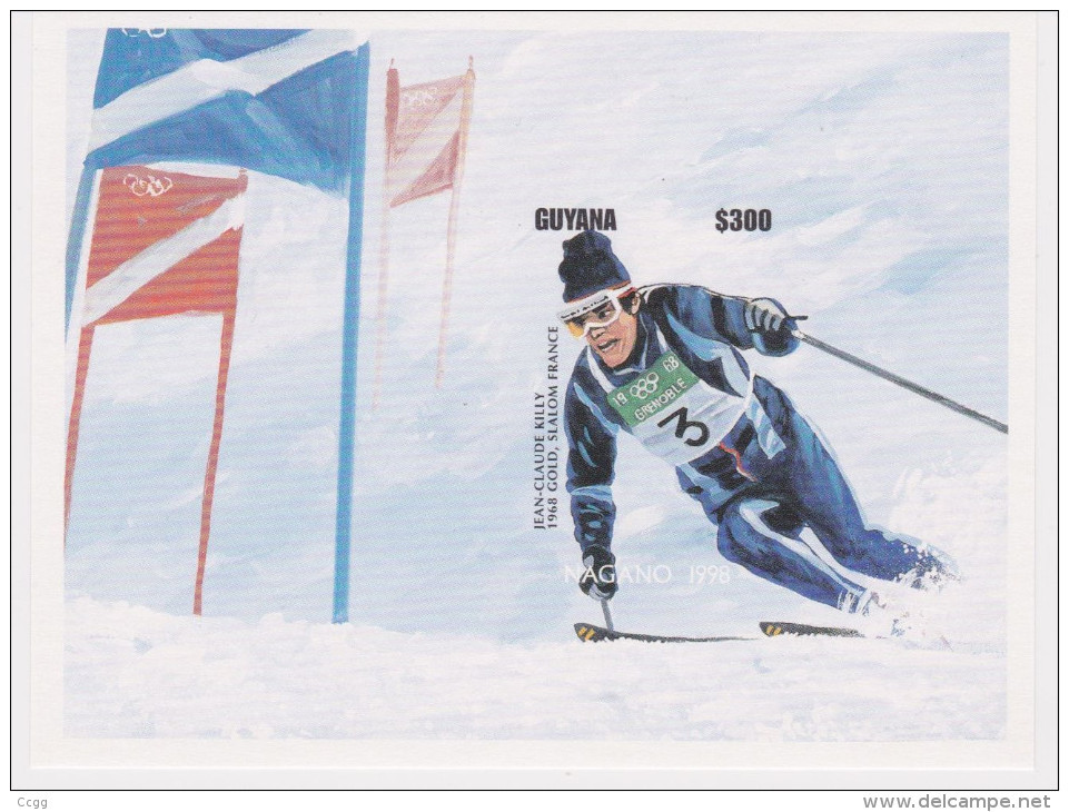 Olympische Spelen  1998 , Guyana -  Blok  Postfris - Winter 1998: Nagano