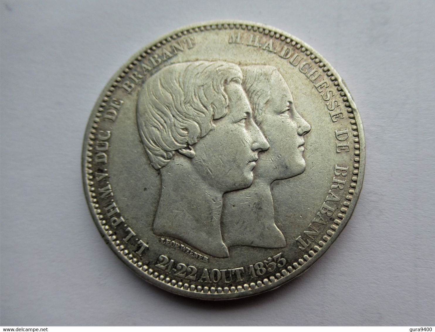 Belgie 5 Francs 1853 - 5 Francs