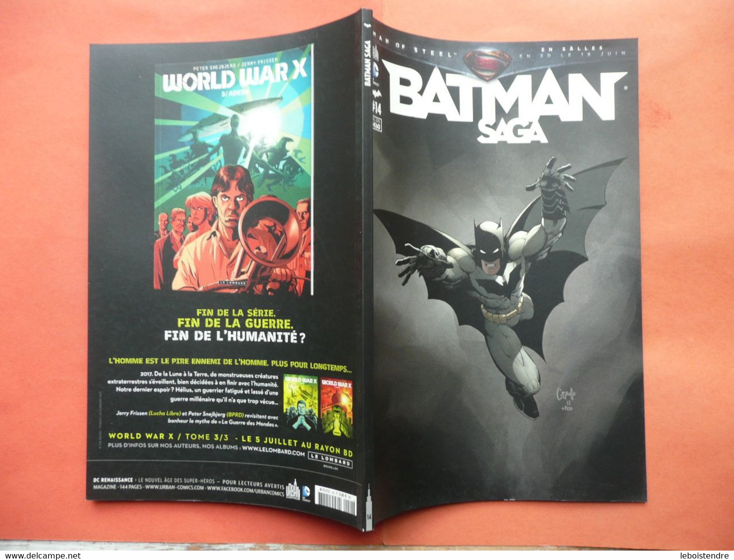 BATMAN SAGA N 14 JUILLET 2013 DETECTIVE COMICS 0-1  BATMAN & ROBIN 0 BATGIRL 0 URBAN COMICS DC COMICS TBE - Batman