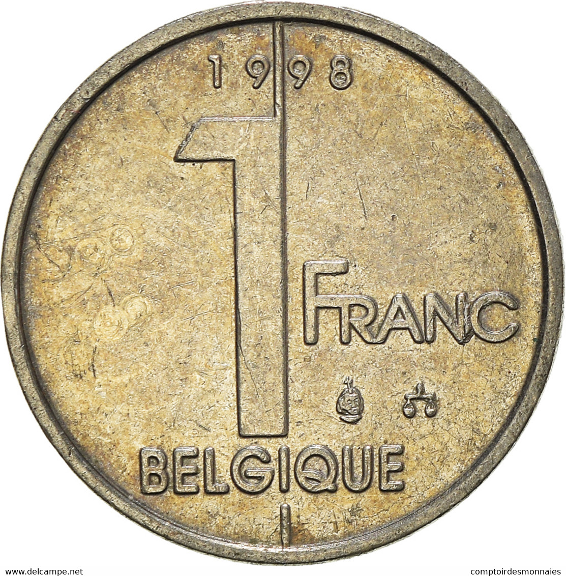 Monnaie, Belgique, Franc, 1998 - 1 Franc