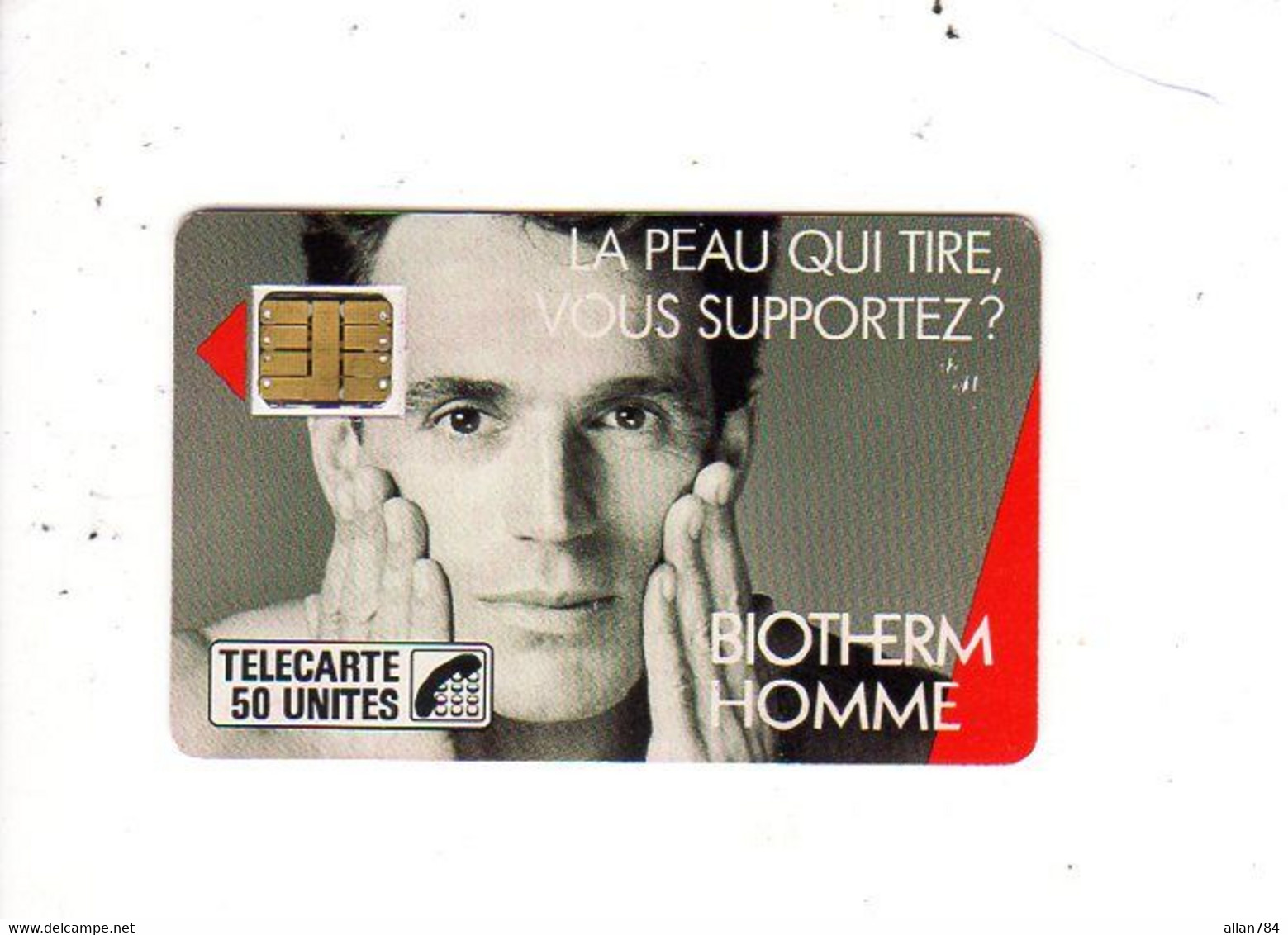 TLC PUBLIQUE BIOTHERM 50 U - PUCE SC3 - QUELQUES TRES RARES TRACES D'UTILISATION - SANS PLI - 1987