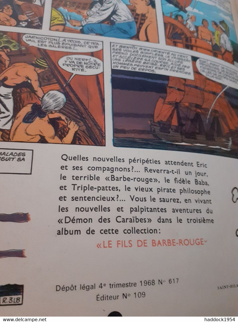 Le Roi Des Sept Mers BARBE ROUGE CHARLIER HUBINON Dargaud 1968 - Barbe-Rouge