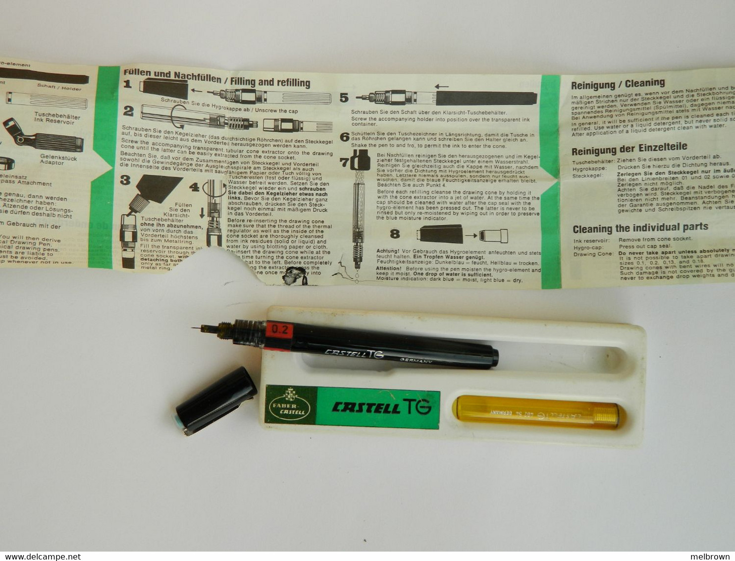 FABER CASTELL Technical Drawing Pen - 0.2 - Plumes