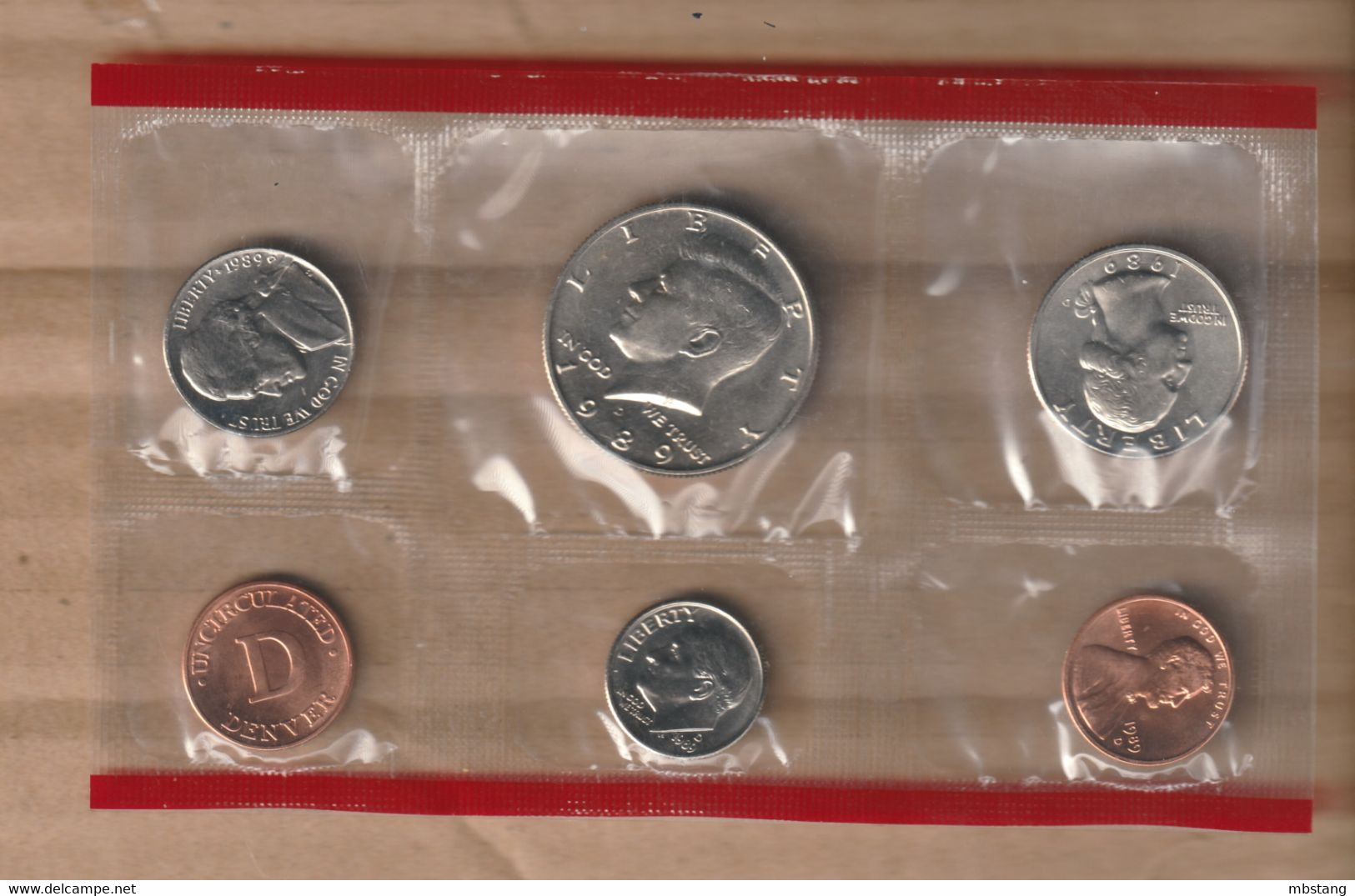 ESTADOS UNIDOS 1989  D DENVER MINT SET - 1964-…: Kennedy