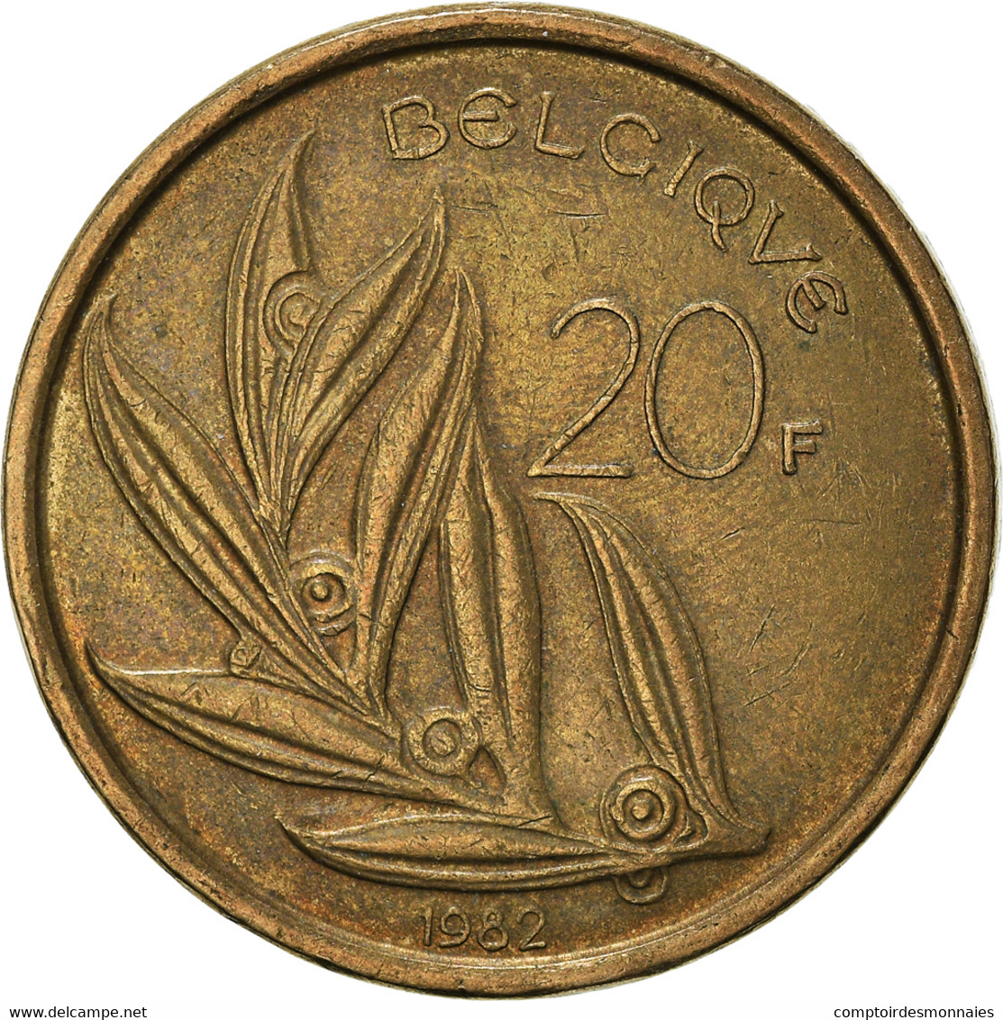 Monnaie, Belgique, 20 Francs, 20 Frank, 1982 - 20 Francs