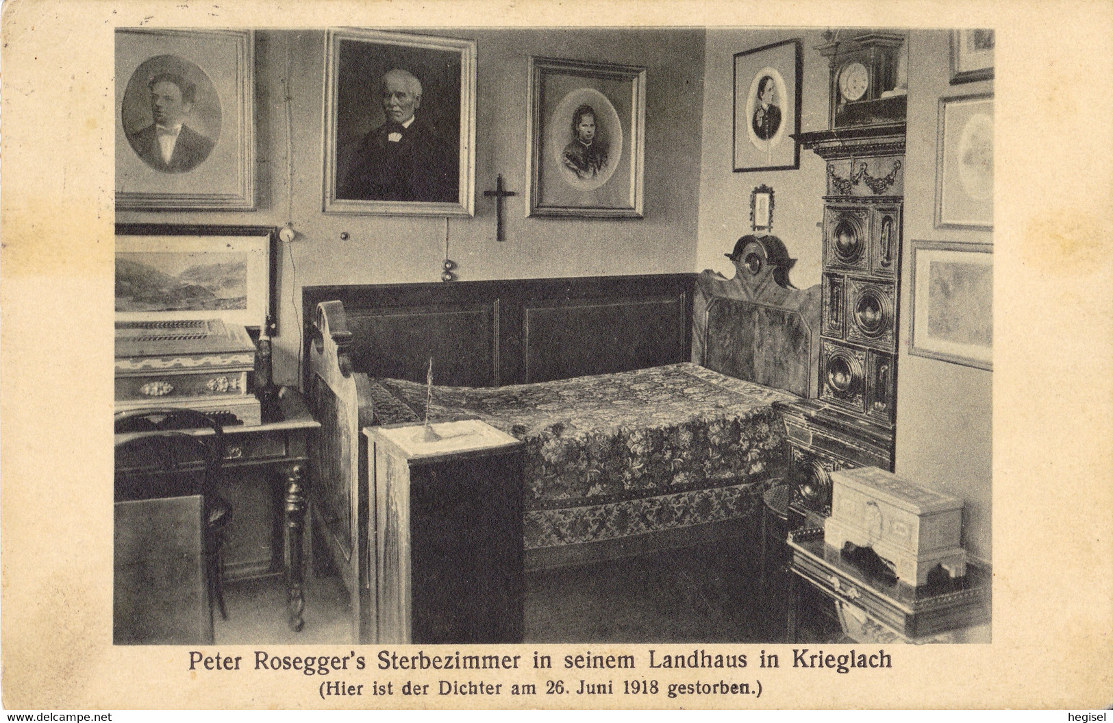 1926, Österreich, Krieglach, Peter Rosegger's Sterbezimmer, Steiermark - Krieglach