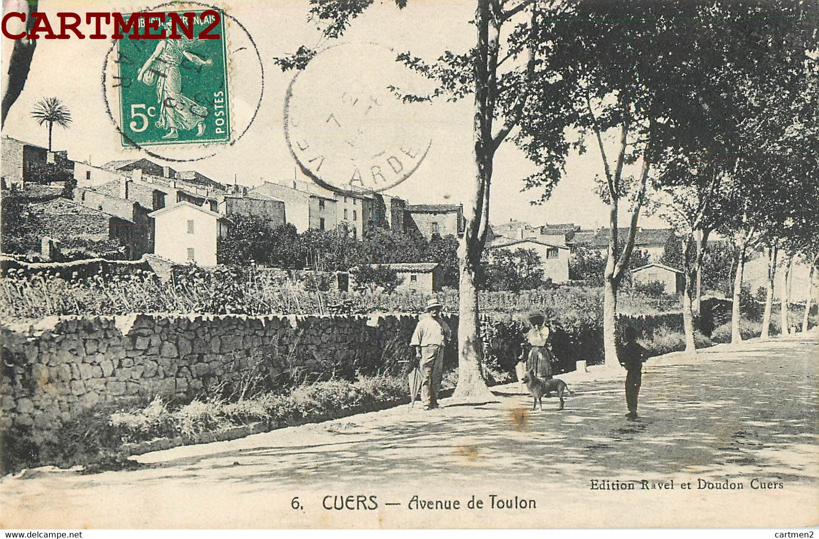 CUERS AVENUE DE TOULON ANIMEE 83 VAR - Cuers