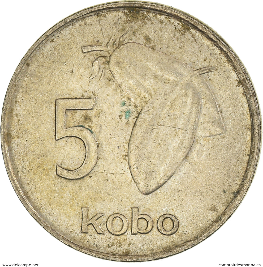 Monnaie, Nigéria, 5 Kobo, 1974 - Nigeria