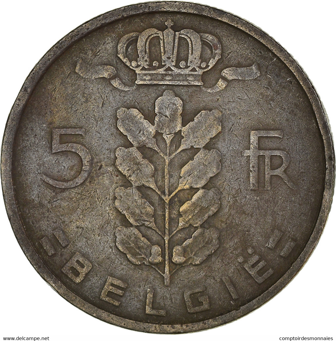 Monnaie, Belgique, 5 Francs, 5 Frank, 1950 - 5 Francs